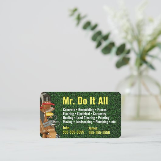 Do It All HandyMan名刺 名刺 (スタンド正面)