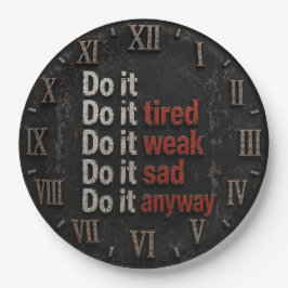 Do It Anyway Motivational Quote Gift ペーパープレート