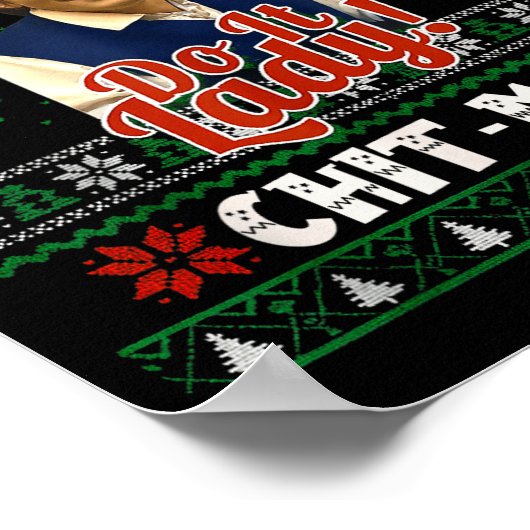 Do It Funny Chit-mas Christmas Meme  ポスター (角)