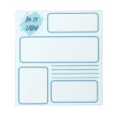 Do It Ladyメモ帳 ノートパッド (正面)