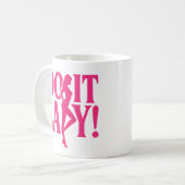 Do It Lady – エンパワーメフェミニンント コーヒーマグカップ (正面左)