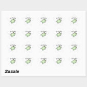 Do It Later Frog Sticker Cute Lazy Frog Procrastin 星シール (シート)