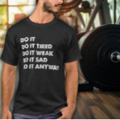 DO IT men's Exercise Tシャツ