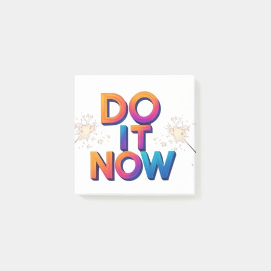 Do It Now Motivational Post-it Notes – Action Remi ポストイット (正面)
