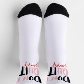 Do It Yourself Crew Socks ソックス (上部)