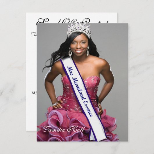 Do-It-Yoursem Pagent招待状 招待状 (正面/裏面)