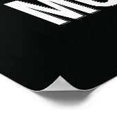 Do Less – ブラックアンチ感動的引用文ポスター ポスター (角)