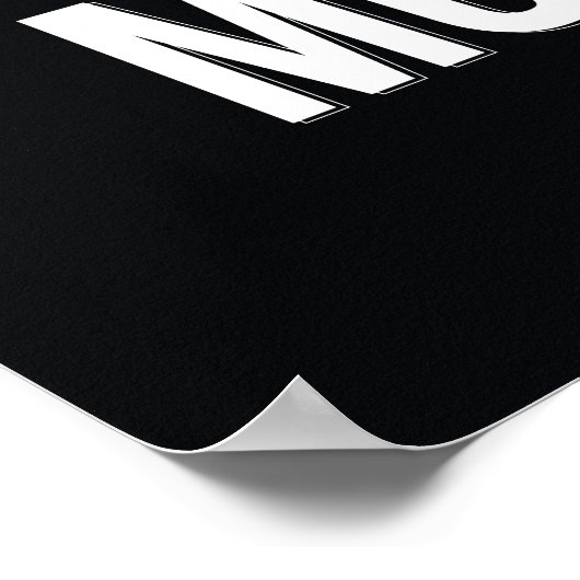 Do Less – ブラックアンチ感動的引用文ポスター ポスター (角)