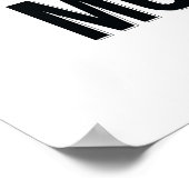 Do Less – ホワイトアンチ感動的引用文ポスター ポスター (角)