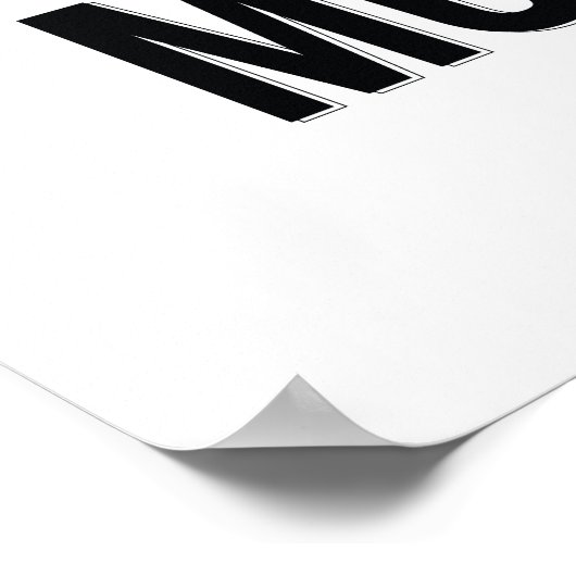 Do Less – ホワイトアンチ感動的引用文ポスター ポスター (角)