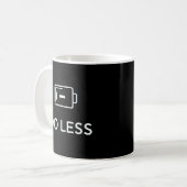 DO LESS Minimal Quote – Simple Lifestyle Design コーヒーマグカップ (正面左)