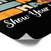 Do Math Not魔法おもしろいMath先生Back To Schoo ポスター (角)