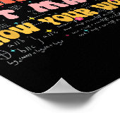 Do Math Not Magic Retro Math Teacher Gift Funny Qu ポスター (角)