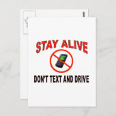 DO NOT文字 ポストカード (正面/裏面)