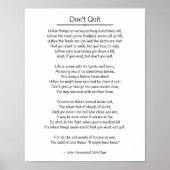 Do not やめ - John Greenleaf Whittier ポスター (正面)