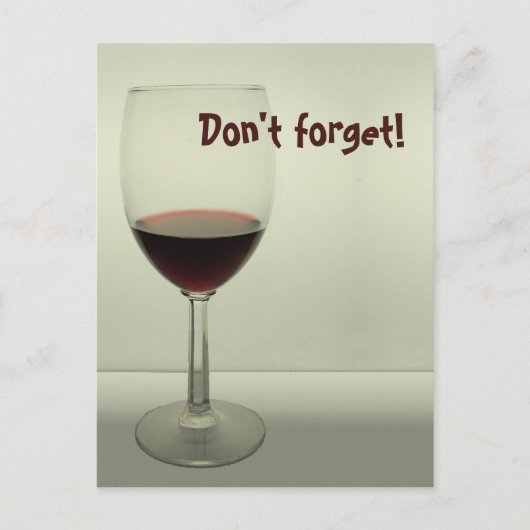 Do not 忘れ -はがき ポストカード (正面)