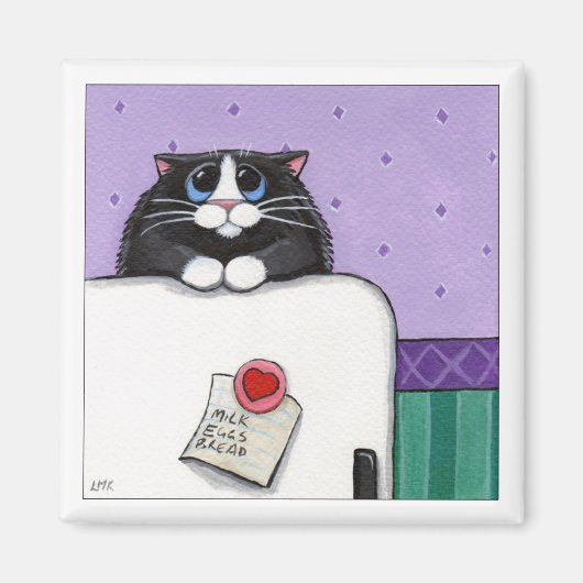 Do not 忘れ - Cat Magnet マグネット (正面)