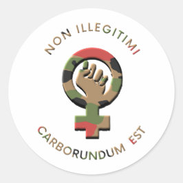 DO NOT (迷彩柄) ラウンドシール