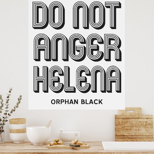 Do Not Anger Helena ポスター (キッチン)