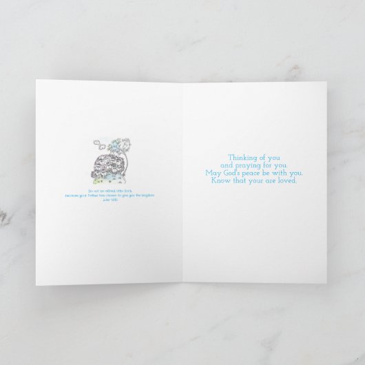 Do Not Be Afraid Little Flock カード (内部)