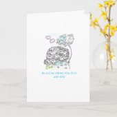 Do Not Be Afraid Little Flock カード (黄色い花)