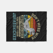 Do Not Be With Brothers And Become Jurkicked Broth フリースブランケット (正面(横))