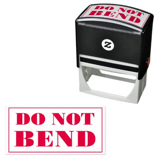 Do Not Bend Artwork Paper Envelope Message セルフインキングスタンプ (インサイチュ)