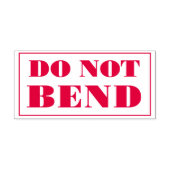 Do Not Bend Artwork Paper Envelope Message セルフインキングスタンプ (デザイン)