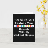 Do Not Confuse Your Google Search With My Medical カード (黄色い花)