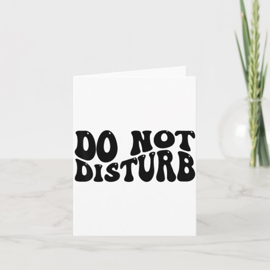 Do Not Disturb  カード (正面)