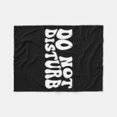 Do Not Disturb  フリースブランケット (正面(横))