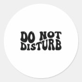Do Not Disturb  ラウンドシール (正面)
