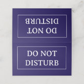 DO NOT DISTURB | 4" x 3.5" 折りたたみ式プレイスカード プレイスカード (外部開封)