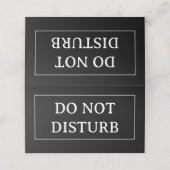 DO NOT DISTURB | 4" x 3.5" Folded Place Card プレイスカード (外部開封)