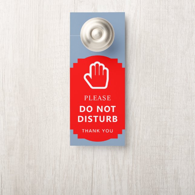 Do Not Disturb and Welcome Reversible ドアノブサイン (ノブ)