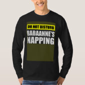 Do Not Disturb Babaanne s Napping Tシャツ (正面)