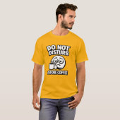 Do Not Disturb Before Coffee Introvert T-Shirt Tシャツ (正面フル)