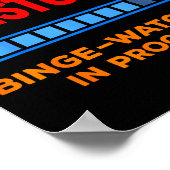 Do Not Disturb Binge Watching Tv Shows  ポスター (角)