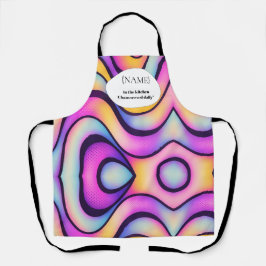 Do Not Disturb  – Colorful Abstract  Personalized  エプロン