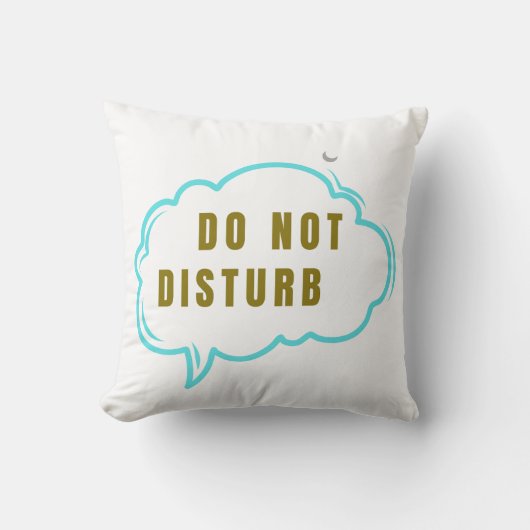 Do Not Disturb Cozy Sleep Blanket – Moon Cloud Rel クッション (正面)