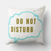 Do Not Disturb Cozy Sleep Throw Pillow – Moon Clou クッション (正面)