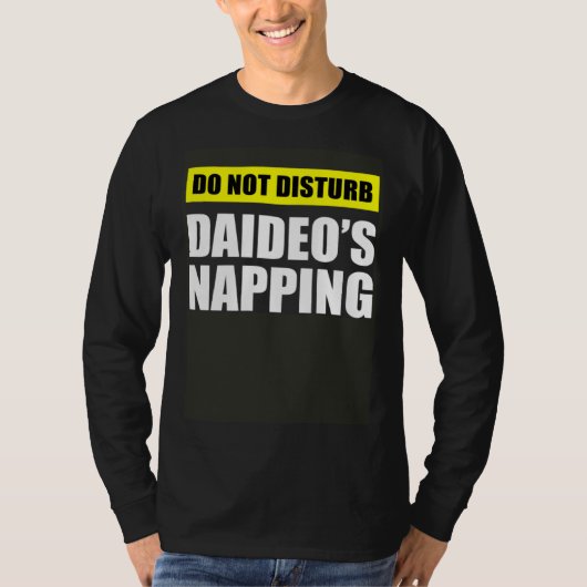 Do Not Disturb Daideo s Napping Tシャツ (正面)