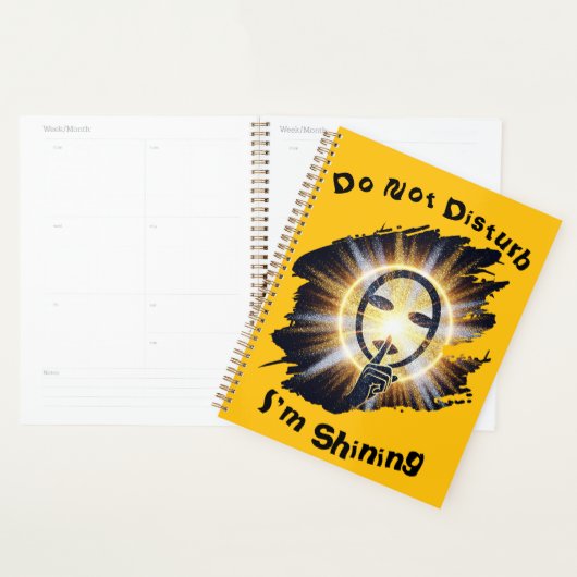  Do Not Disturb, Estoy brillando プランナー手帳 (ディスプレー)
