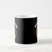 Do Not Disturb Focus Mug – Quiet Workspace Warning コーヒーマグカップ (中央)