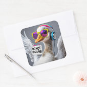 Do Not Disturb Goose スクエアシール (封筒)