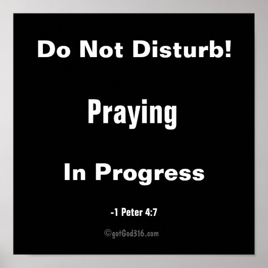 Do Not Disturb gotGod316.com ポスター (正面)