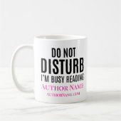 Do Not Disturb I'm Reading コーヒーマグカップ (左)