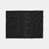 Do Not Disturb - I'm Writing  フリースブランケット (正面(横))