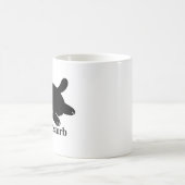 Do Not Disturb Lazy Black Cat Mug Cute Cat コーヒーマグカップ (中央)