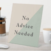 Do Not Disturb No Advice Needed Productivity 台座サイン (インサイチュ)